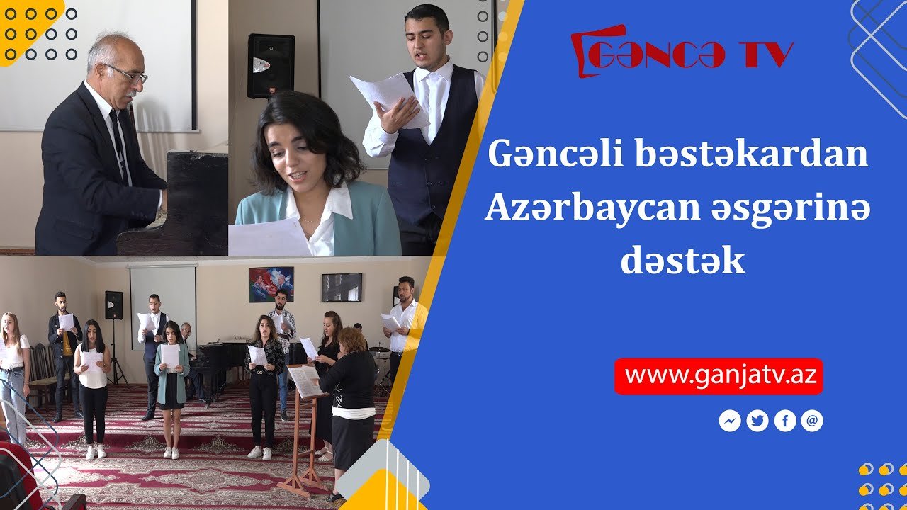 Gəncəli bəstəkardan Azərbaycan əsgərinə dəstək.